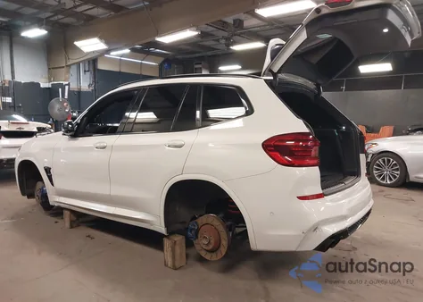 2020 BMW X3 M Competition z USA, uszkodzony, nr VIN 5YMTS0C06LLT10800
